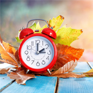 A clock sitting on a table 