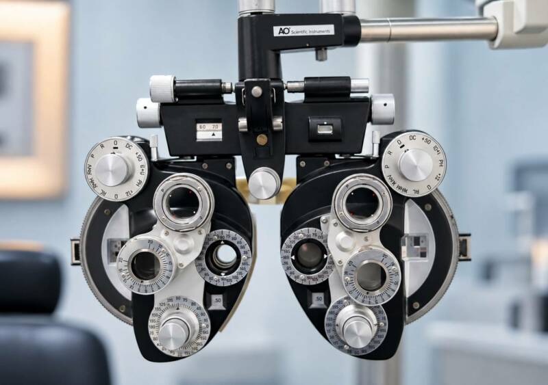 optometry phoropter for vision exams