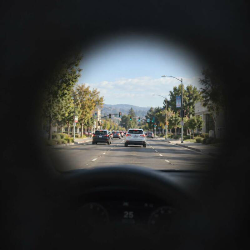 Experiencing peripheral vision loss